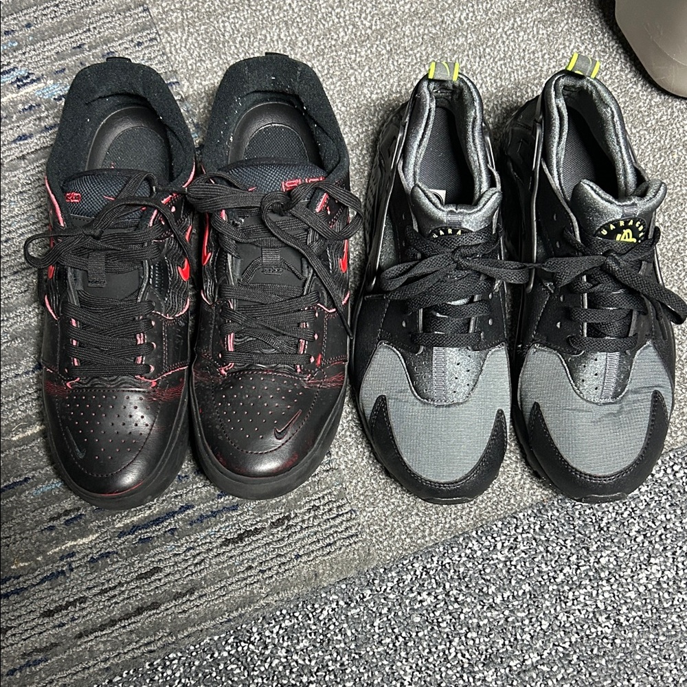 Boys Nike Huarache size 7Y and Nike ISHOD SIZE 7